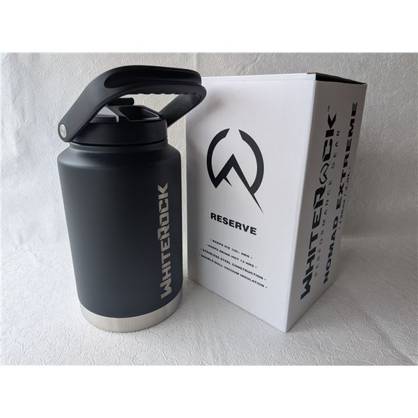 White Rock Nomad 84 oz / 2.5 L Performance Gear Thermos Black