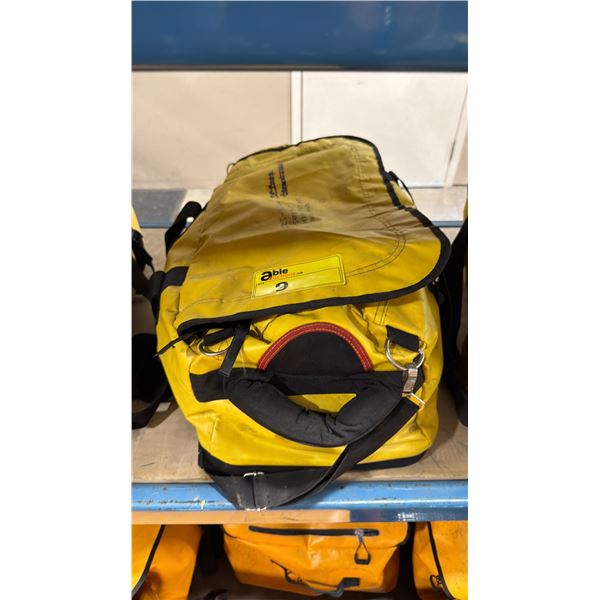NORTH 49 MARINE COMMERCIAL BACKCOUNTRY EMERGENCY ROADSIDE KIT IN YELLOW DUFFEL STYLE DRY BAG