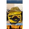 Image 1 : NORTH 49 MARINE COMMERCIAL BACKCOUNTRY EMERGENCY ROADSIDE KIT IN YELLOW DUFFEL STYLE DRY BAG