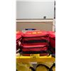 Image 1 : 2 COMMERCIAL CONTRACTOR SPILL RESPONSE KITS IN RED SOFT TRANSPORT BAGS