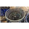 Image 2 : 5 LADNER COMMERCIAL STAINLESS STEEL STACKING MESH PRAWN TRAPS