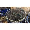 Image 2 : 5 LADNER COMMERCIAL STAINLESS STEEL STACKING MESH PRAWN TRAPS