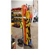 Image 2 : 2 ADJUSTABLE PLASTIC COATED COMMERCIAL SPINEBOARDS, 1 ORANGE & 1 YELLOW PLASTIC 6' SPINE BOARDS ON