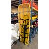 Image 1 : INTERNATIONAL STRETCHER SYSTEMS INC. ALUMINUM YELLOW PLASTIC COATED 80" MAN BASKET WITH ADJUSTABLE