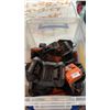 Image 3 : PLASTIC BIN OF ASSORTED RIDGID POWER TOOL BATTERIES & BATTERY CHARGERS *BIN INCLUDED*