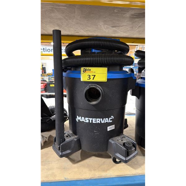 MASTERVAC 22.7L MOBILE ELECTRIC WET / DRY SHOP VACUUM WITH HOSES & ATTACHMENT