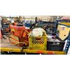 Image 1 : VGD WETJET 5 RED PLASTIC COMMERCIAL FIRE BACKPACK WATER SPRAYER, PLASTIC CRATE OF ASSORTED FUNNELS,