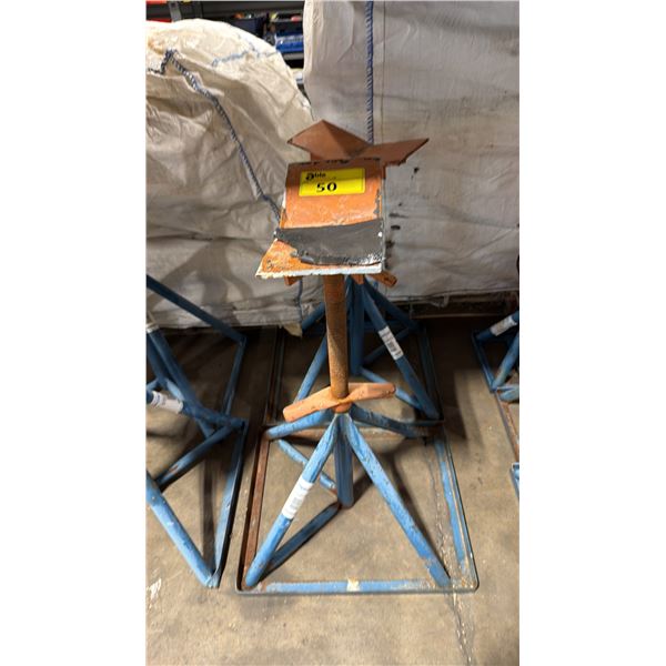 PAIR OF BROWNELL 20,000 LBS CAPACITY ADJUSTABLE KEEL BOAT STANDS
