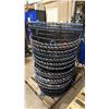 Image 1 : 5 LADNER COMMERCIAL STAINLESS STEEL STACKING MESH PRAWN TRAPS