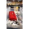 Image 2 : LARGE CLEAR PLASTIC BIN OF ASSORTED FIRST AID PRODUCTS *BIN INCLUDED*