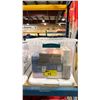 Image 1 : LARGE CLEAR PLASTIC BIN OF ASSORTED FIRST AID PRODUCTS *BIN INCLUDED*