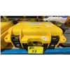 Image 3 : PHYSIO CONTROL LIFEPAK CR2 COMMERCIAL AED DEFIBRILLATOR IN NANUK 915 YELLOW HARD TRANSPORT CASE