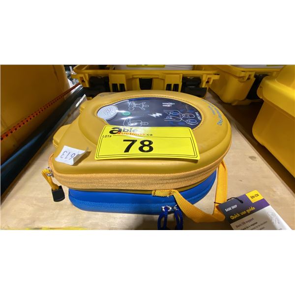 HEARTSINE SAMARITAN SAM 360P COMMERCIAL AED PAD DEFIBRILLATOR IN SOFT TRANSPORT CASE