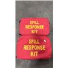 Image 2 : 2 COMMERCIAL CONTRACTOR SPILL RESPONSE KITS IN RED SOFT TRANSPORT BAGS