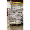 Image 1 : PALLET OF 38" X 38" X 54" COMMERCIAL PLASTIC WOVEN TRANSPORT BAGS *MUST TAKE ALL ON PALLET*