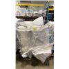 Image 1 : PALLET OF 38" X 38" X 54" COMMERCIAL PLASTIC WOVEN TRANSPORT BAGS *MUST TAKE ALL ON PALLET*