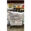 Image 1 : PALLET OF 38" X 38" X 54" COMMERCIAL PLASTIC WOVEN TRANSPORT BAGS *MUST TAKE ALL ON PALLET*