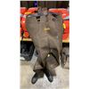 Image 2 : 3 CABELAS ASSORTED SIZE USED FISHING HEAVY DUTY CHEST WADERS