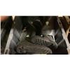 Image 2 : BLACK PLASTIC BIN OF ASSORTED PAIRS OF STEEL TOE AND RUBBER GUM BOOTS *BIN INCLUDED*