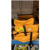 Image 1 : 6 ORANGE COMMERCIAL OUTDOOR BACKPACK DRY BAGS