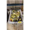 Image 1 : LARGE GREY PLASTIC BIN OF ASSORTED INDUSTRIAL LIFTING STRAPS / SLINGS *PLASTIC BIN INCLUDED*