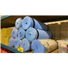 Image 2 : 9 BLUE COMMERCIAL FOAM OUTDOOR BED ROLLS *MUST TAKE ALL*