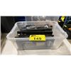 Image 1 : CLEAR PLASTIC BIN OF SILVA RANGERS NIGHT USE PORTABLE COMPASS *BIN INCLUDED*