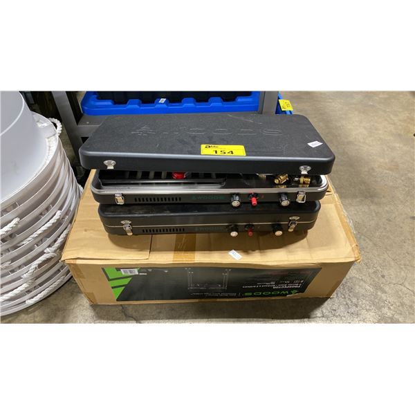 3 WOODS BLACK PROPANE OUTDOOR CAMPING STOVES