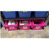 Image 1 : 4 BINS OF OLIVE FORKS, ASIAN SOUP SPOONS, CHOPSTICK HOLDERS & CUTLERY INSERTS *BINS INCLUDED*