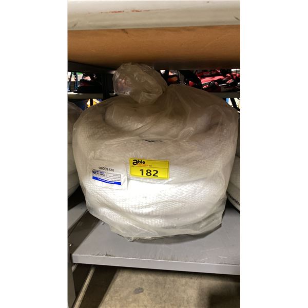 BAG OF COMMERCIAL WHITE SPILL RESPONSE TUBES