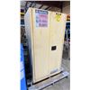 Image 2 : JUSTRITE SURE-GRIP EX YELLOW 60 GAL CAPACITY INDUSTRIAL FLAMMABLE LIQUID STORAGE CABINET