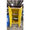 Image 4 : JUSTRITE SURE-GRIP EX YELLOW 60 GAL CAPACITY INDUSTRIAL FLAMMABLE LIQUID STORAGE CABINET
