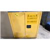 Image 1 : ZENITH YELLOW 2 DOOR 35"W X 22"D X 35"H INDUSTRIAL FLAMMABLE LIQUID STORAGE CABINET