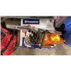 Image 2 : HUSQVARNA 390XP GAS POWERED CHAIN SAW WITH 39" BLADE, ASSORTED CHAINS, & HUSQVARNA POWER BOX HARD
