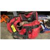 Image 1 : RED NORTH FACE BAG OF ASSORTED MILWAUKEE CORDLESS POWER TOOLS & BATTERIES *NO CHARGERS*