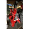 Image 3 : MASTERCRAFT TOOL SET, BILLY CLUB UNIVERSAL TIRE IRON, 4 ASSORTED 3 TON JACK STANDS, & TOOLBOX WITH
