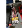Image 4 : MASTERCRAFT TOOL SET, BILLY CLUB UNIVERSAL TIRE IRON, 4 ASSORTED 3 TON JACK STANDS, & TOOLBOX WITH