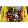 Image 2 : YELLOW CRATE OF ASSORTED HAND TOOLS *CRATE INCLUDED*