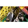 Image 3 : YELLOW CRATE OF ASSORTED HAND TOOLS *CRATE INCLUDED*