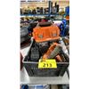 Image 1 : 2 RIDGID CORDLESS RECIPROCATING SAWS, 2 RIDGID CORDLESS ANGLE GRINDERS, RIDGID ELECTRIC MULTI