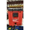 Image 2 : MILWAUKEE PACKOUT PORTABLE TOOL BOX WITH ASSORTED TOOL CONTENTS