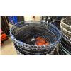 Image 2 : 5 LADNER COMMERCIAL STAINLESS STEEL STACKING MESH PRAWN TRAPS