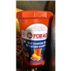 Image 3 : LARGE PLASTIC BIN OF ORANGE BOAT FLOATS / BUMPERS, ROPE, & REPAIR KITS *BIN INCLUDED*