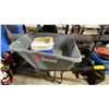 Image 1 : GARANT GREY PLASTIC WHEELBARROW & IGLOO 18 CAN PORTABLE COOLER
