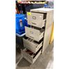 Image 2 : COMMODORE BEIGE METAL 4 DRAWER STANDARD FILE CABINET