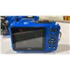 Image 2 : 3 BLUE KODAK 15M/50FT WATERPROOF DIGITAL CAMERAS WITH CHARGE CABLE & BATTERIES *NO SD CARDS*
