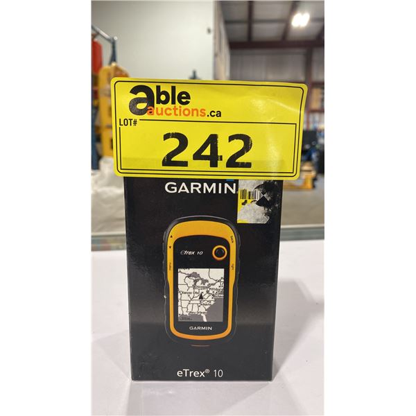 GARMIN ETREX 10 PORTABLE HANDHELD GPS UNIT