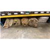Image 1 : 5 STACKS OF BURLAP STORAGE BAGS *MUST TAKE ALL*