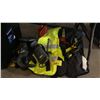 Image 1 : STACK OF ASSORTED MUSTANG SURVIVAL ADULT AUTOMATIC INFLATABLE LIFE JACKETS