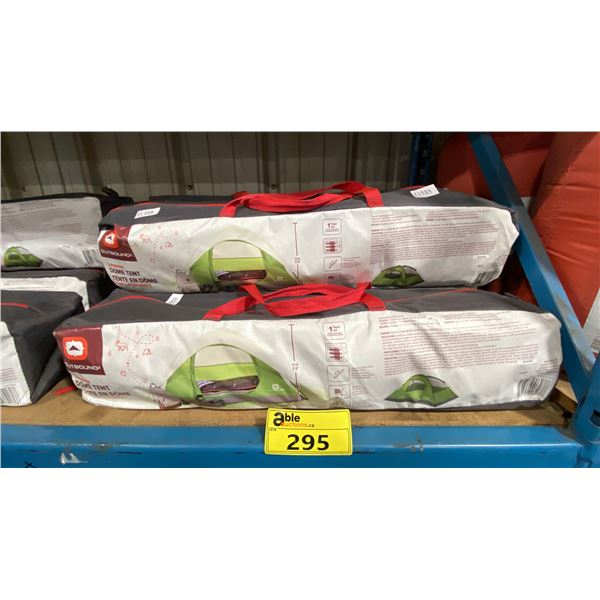 5 OUTBOUND 3 PERSON DOME TENTS IN SOFT TRANSPORT CASES *MUST TAKE ALL*